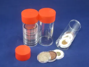 1 Airtite Coin Holder Storage Container & 10 Direct Fit H-38 Air-Tite Coin Holder Capsules for Silver Dollars