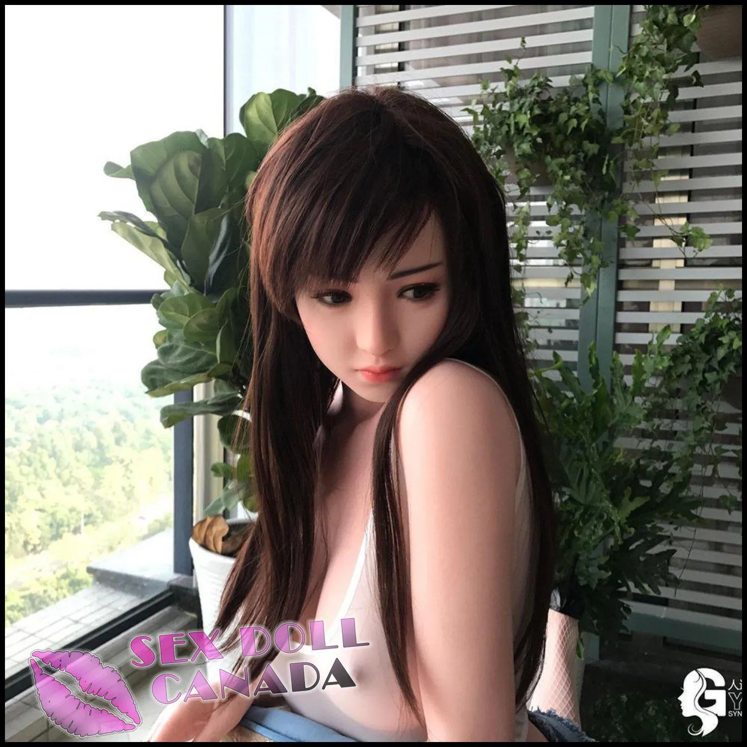 160 (5'3") I-Cup Yui Brunette Model 6 - Full Silicone - Gynoid Tech