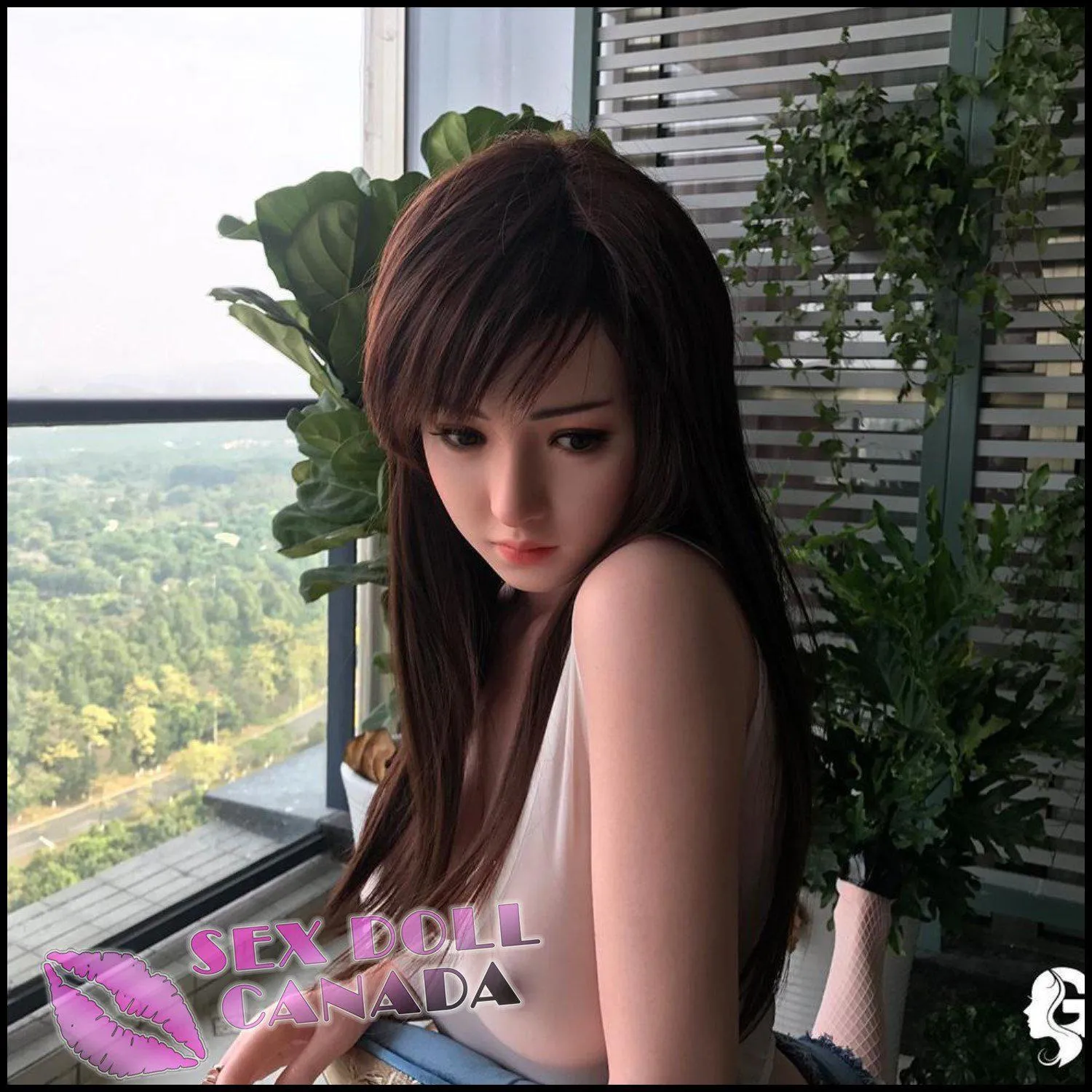 160 (5'3") I-Cup Yui Brunette Model 6 - Full Silicone - Gynoid Tech