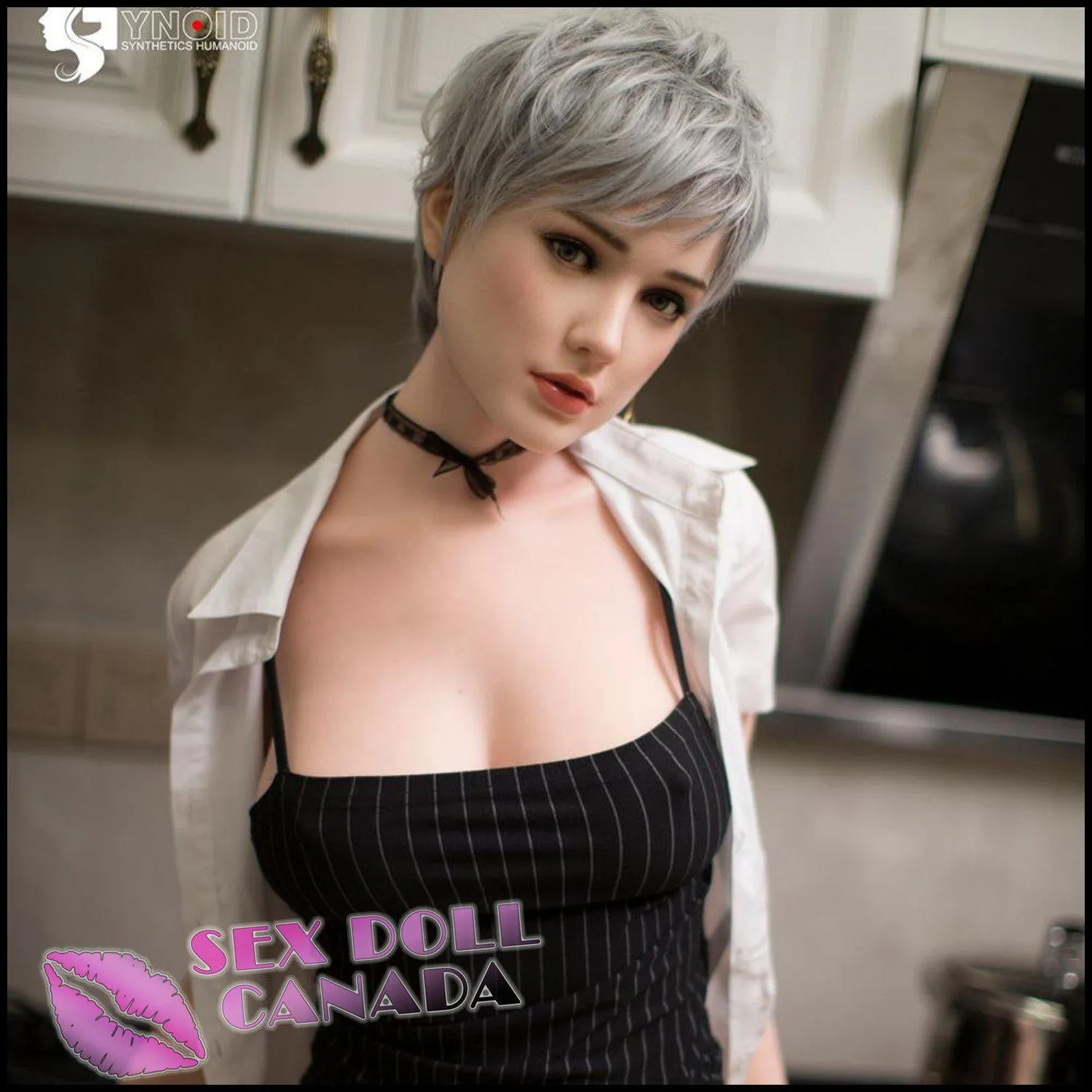 162 (5'4") G-Cup Laura Model 11 - Full Silicone - Gynoid Tech
