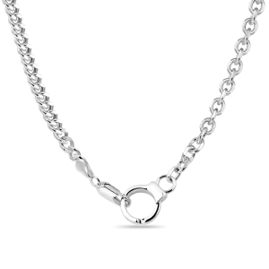 18" Detachable Handcuffs Buckle Necklace - 5mm