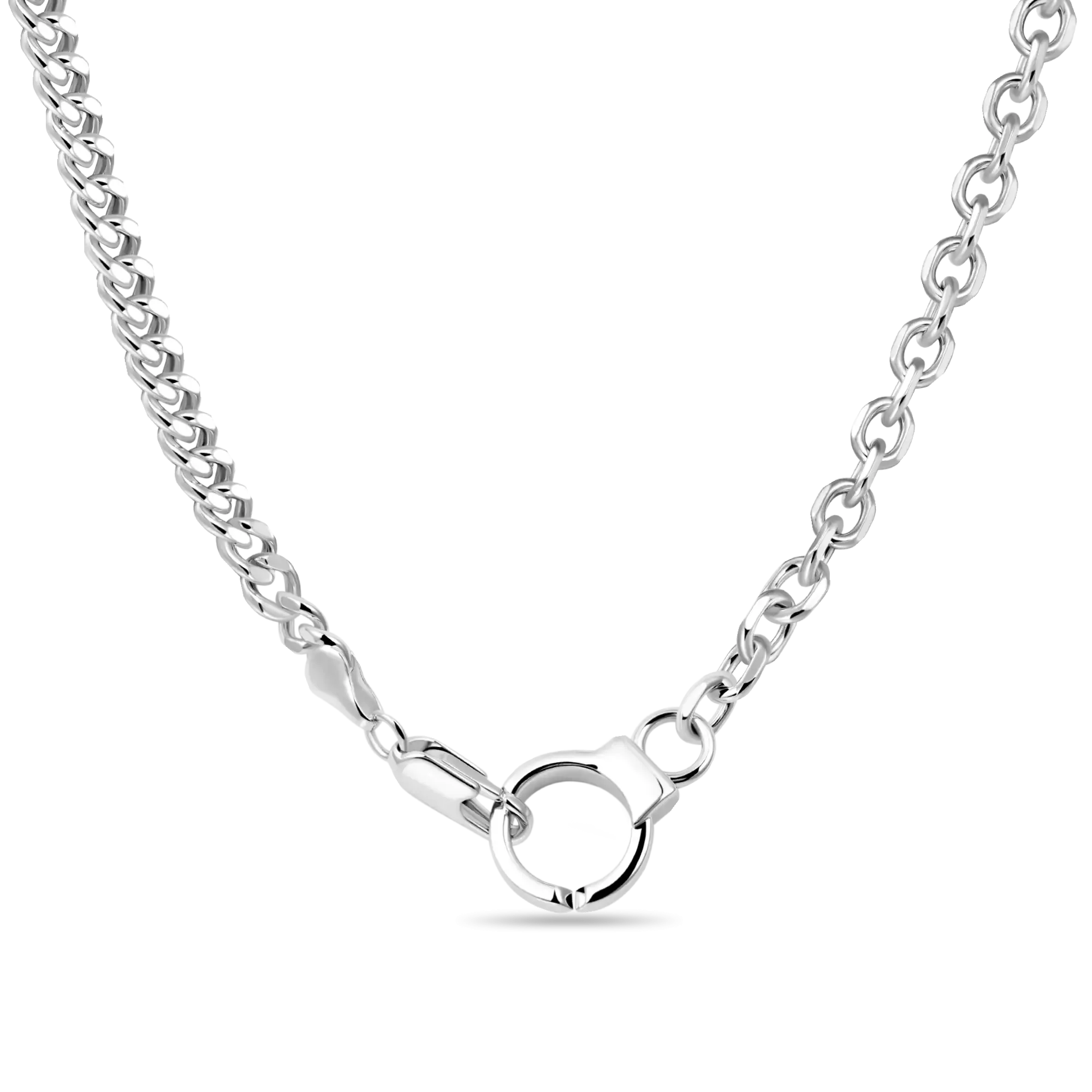 18" Detachable Handcuffs Buckle Necklace - 5mm