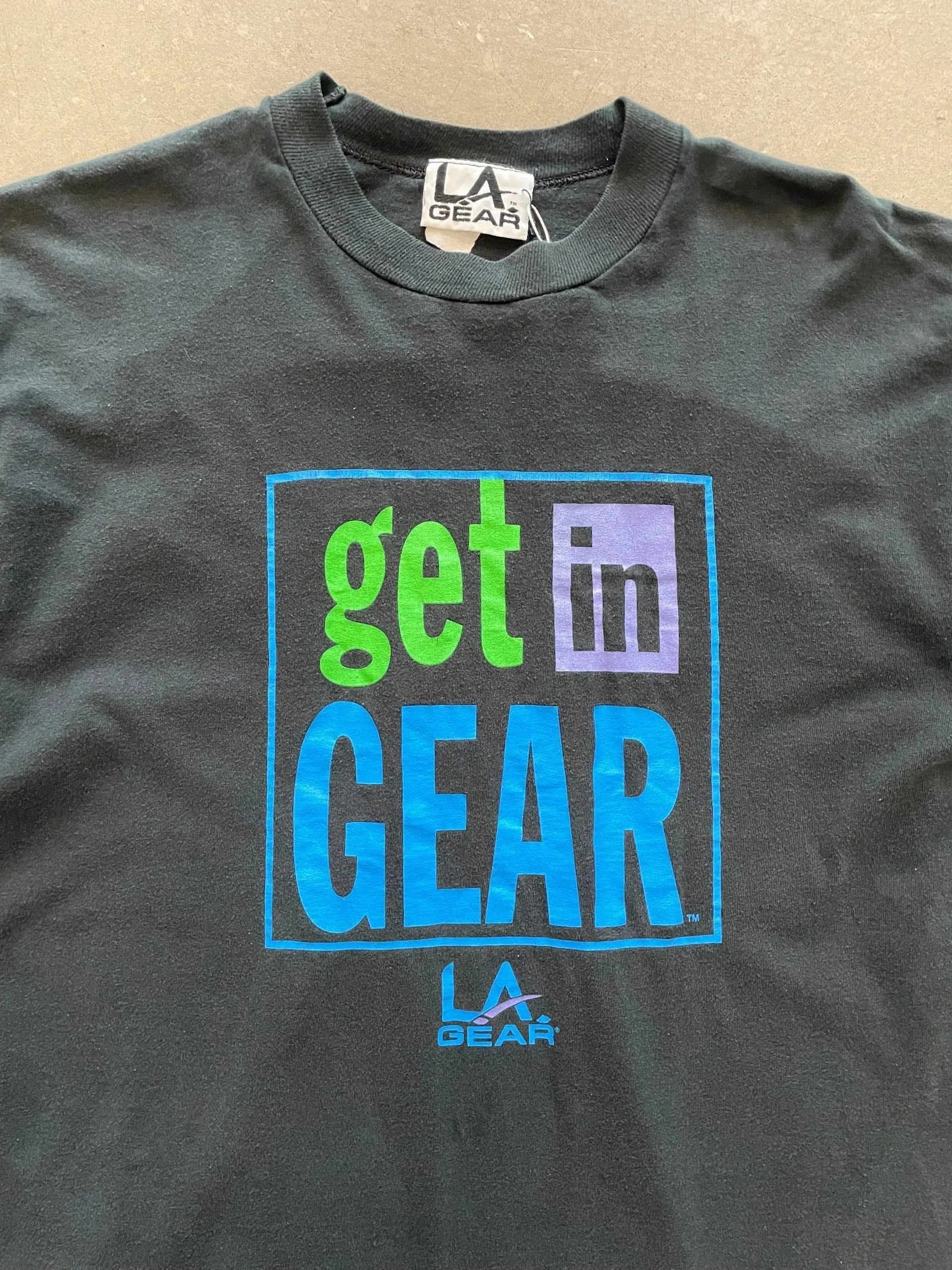 1990's LA Gear Get in Gear T-Shirt - L