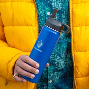 24oz Stainless Steel Bottles by DRINQE ARMOR (2 Pack)