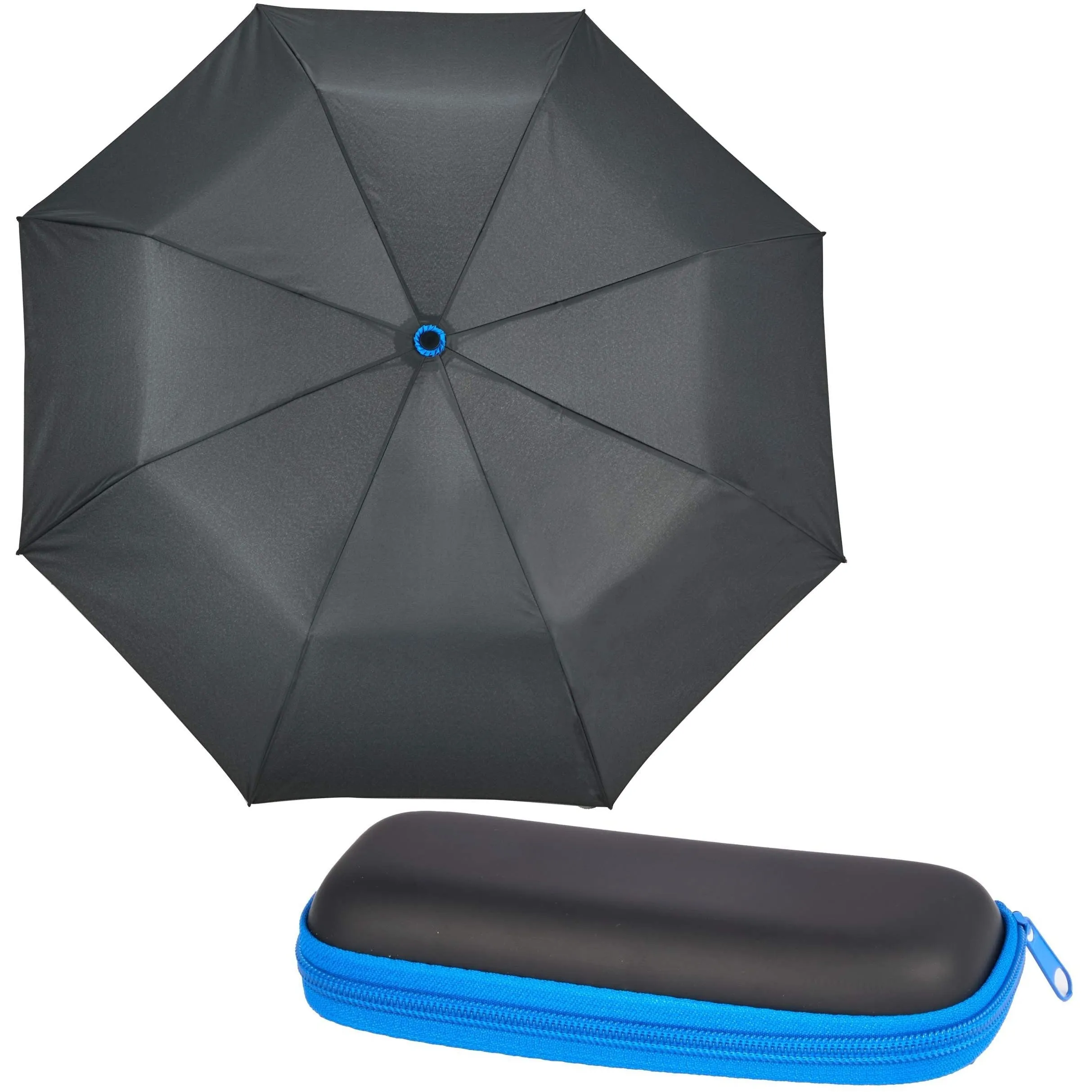 37" Compact Travel Umbrella With Case