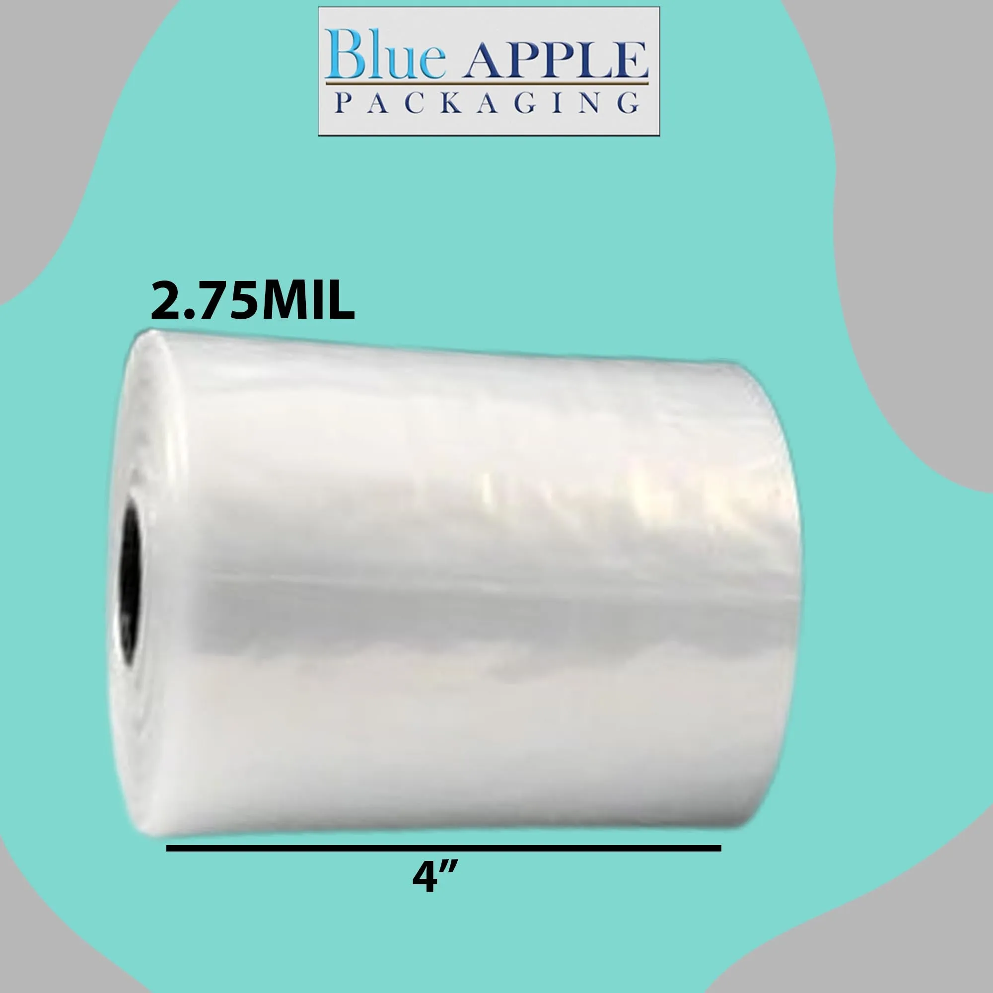 4X8 Inches Kwik-Fill® Pre-Opened Poly Bags on Roll 2.75 Mil AutoBags 1000/RL