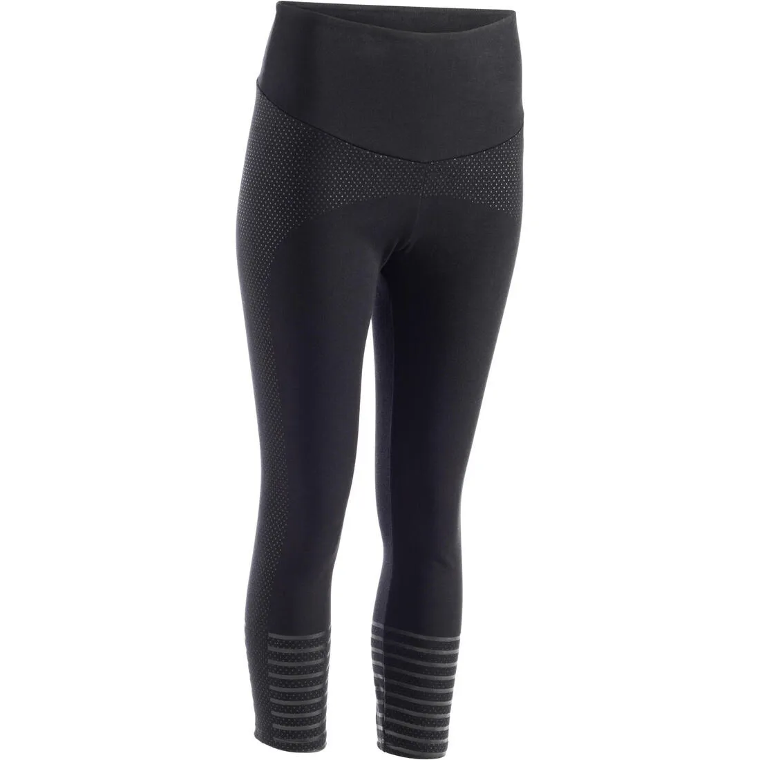 900 Women's Slim-Fit Gym & Pilates 7/8 Leggings - Black