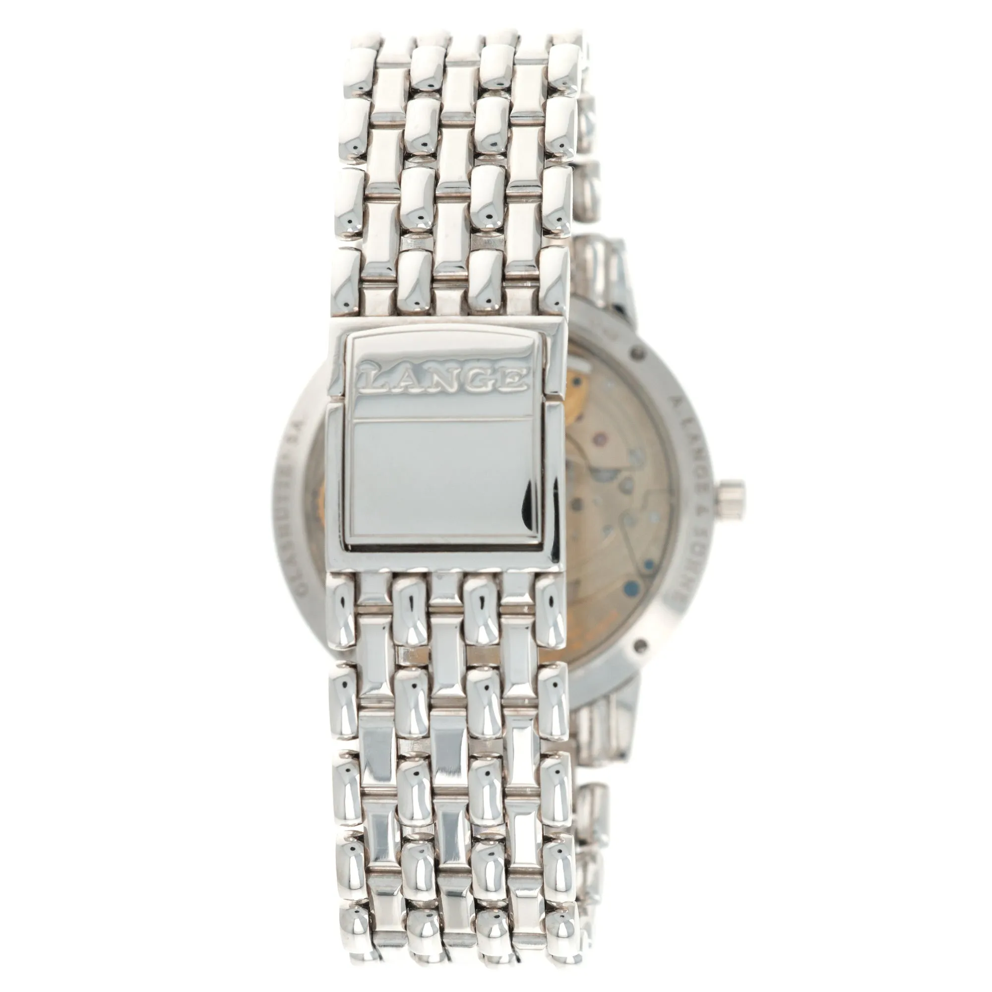 A. Lange & Sohne White Gold Sax-O-Mat Automatic Ref. 351.027