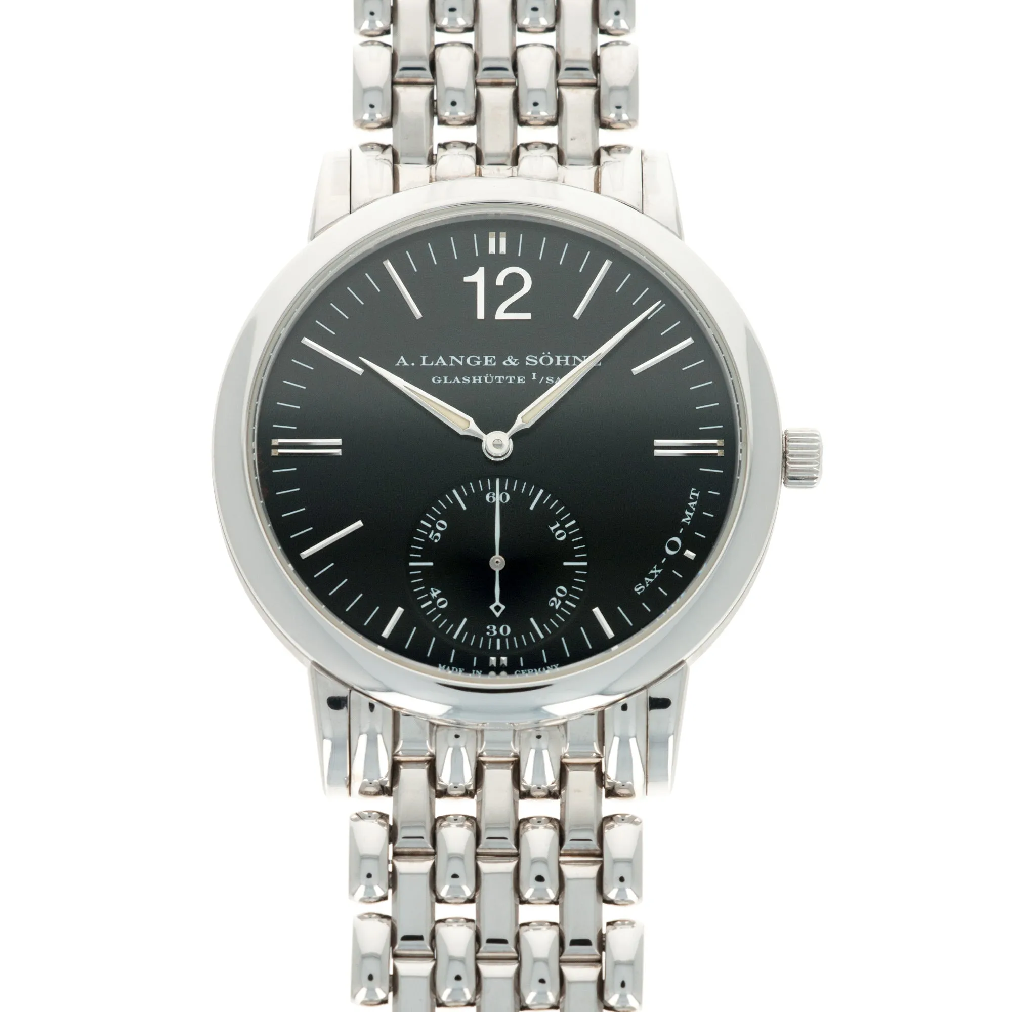 A. Lange & Sohne White Gold Sax-O-Mat Automatic Ref. 351.027