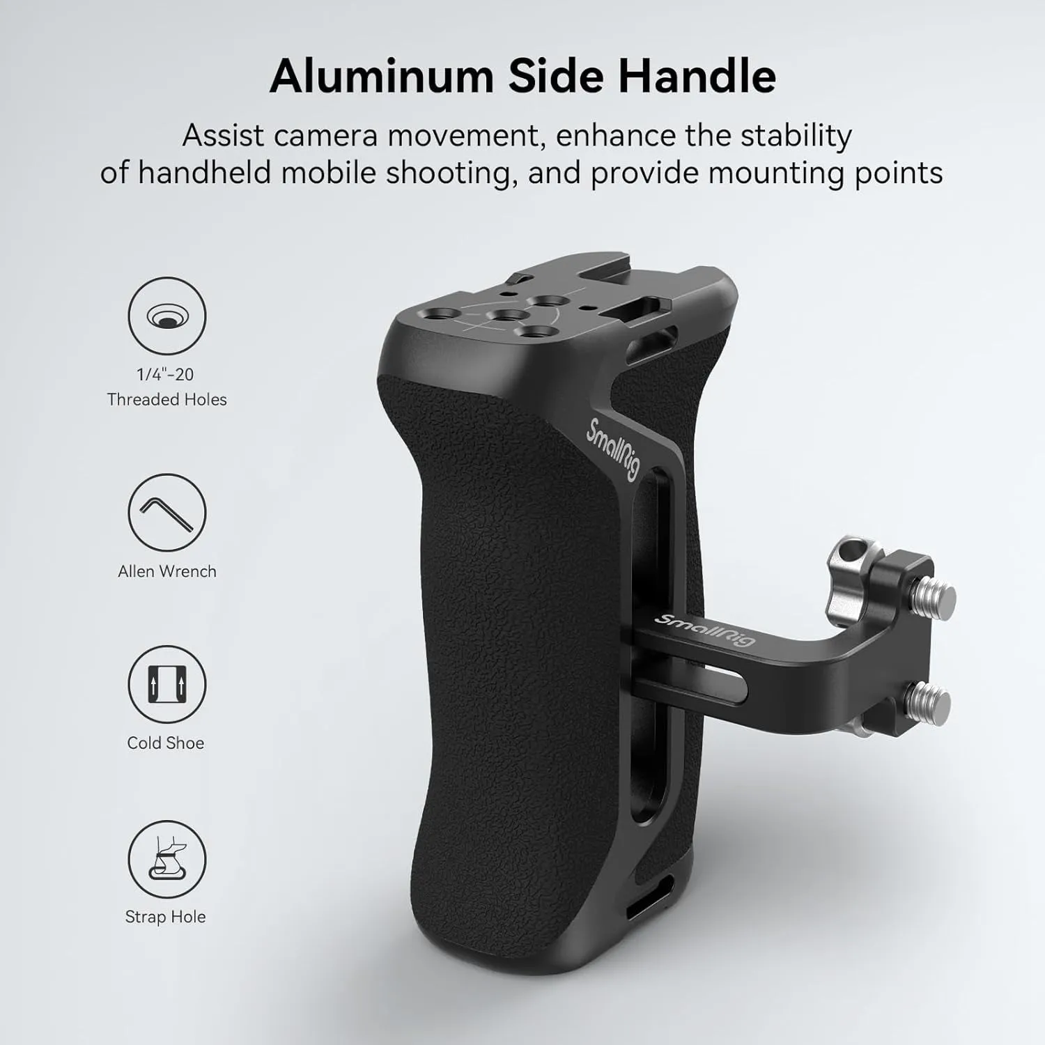 A7R V / A7 IV / A7S III Cage with Top Handle, Side Handgrip and Clamp for HDMI Cable, Advanced Kit for Sony Alpha 7R V/Alpha 7 Iv/Alpha 7 S III -3669C
