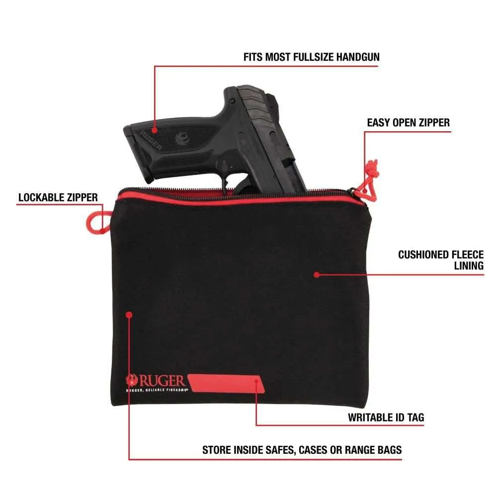 Allen RUGER PISTOL POUCH BLACK, FULL SIZE BY ALLEN