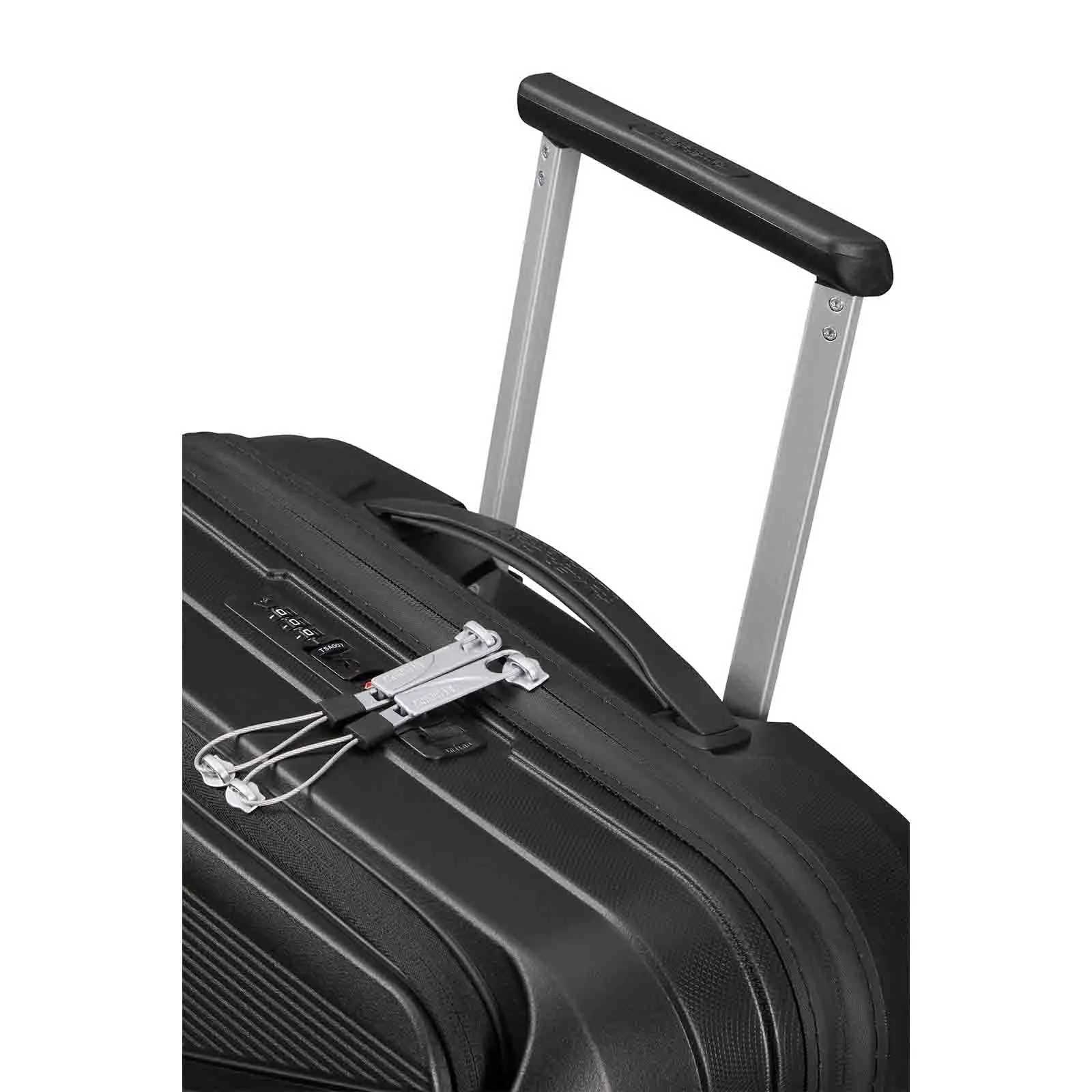 American Tourister Airconic 55cm Suitcase Front Opening Onyx Black