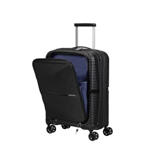 American Tourister Airconic 55cm Suitcase Front Opening Onyx Black