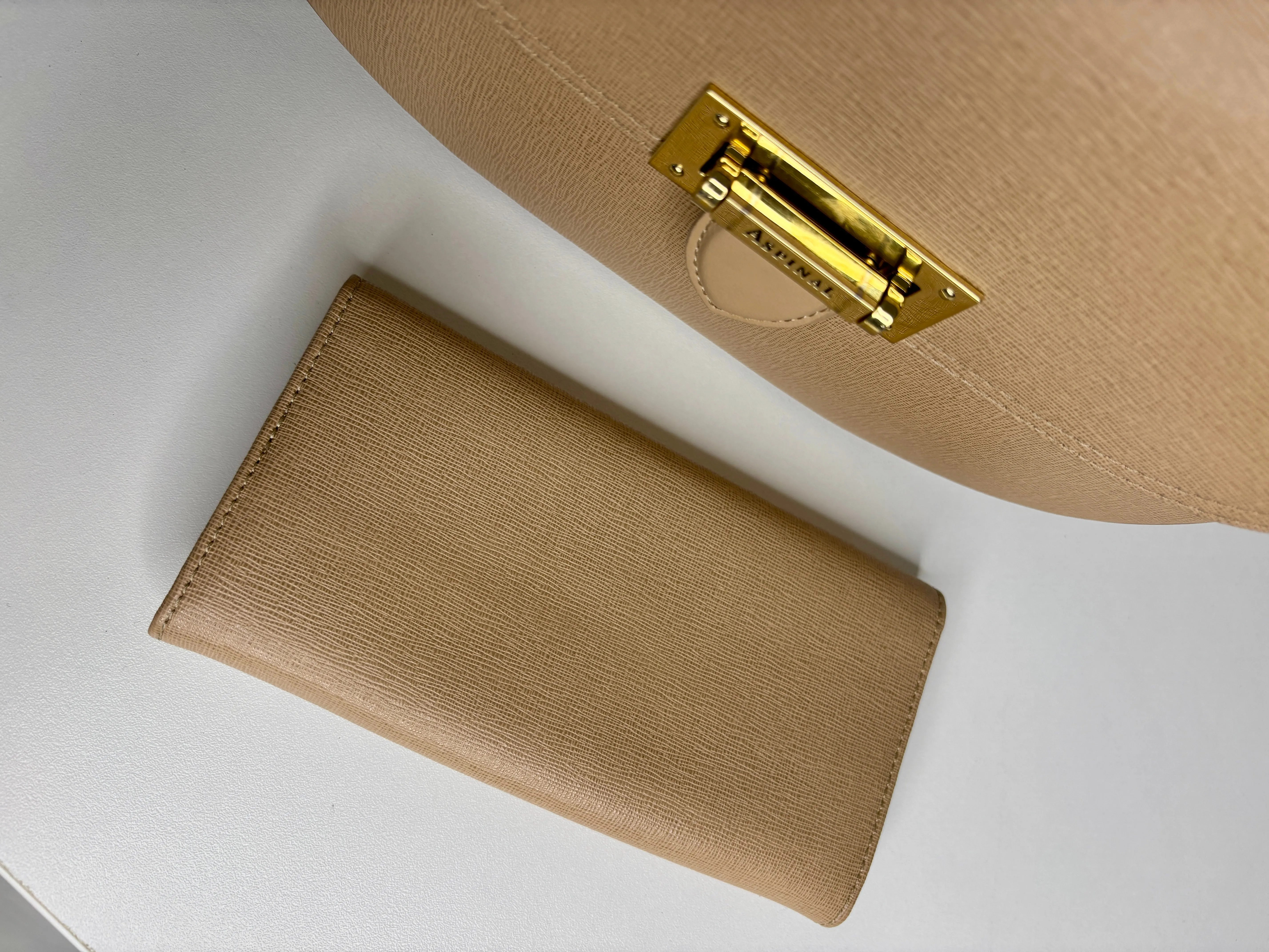 Aspinal of London Letterbox Saddle Bag and Wallet - Preloved