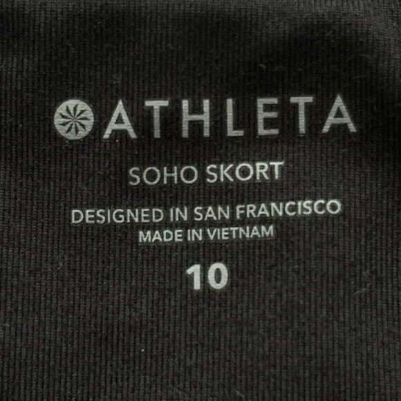 Athleta soho skort black 10