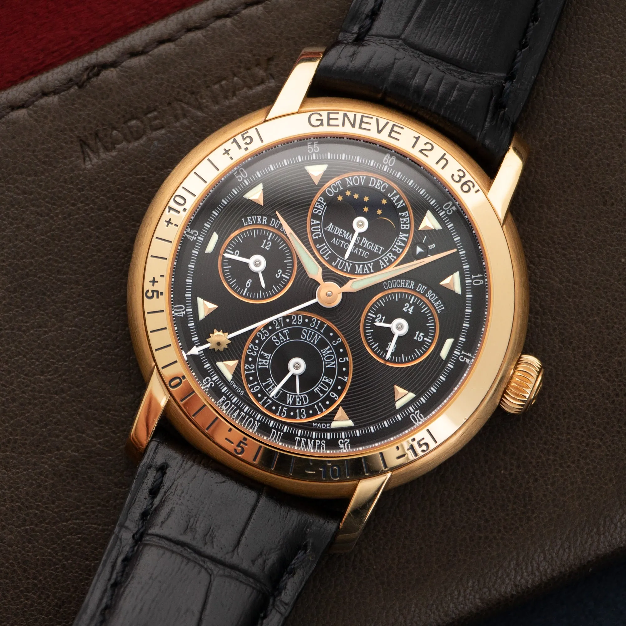 Audemars Piguet Rose Gold Equation of Time Watch Ref. 25934