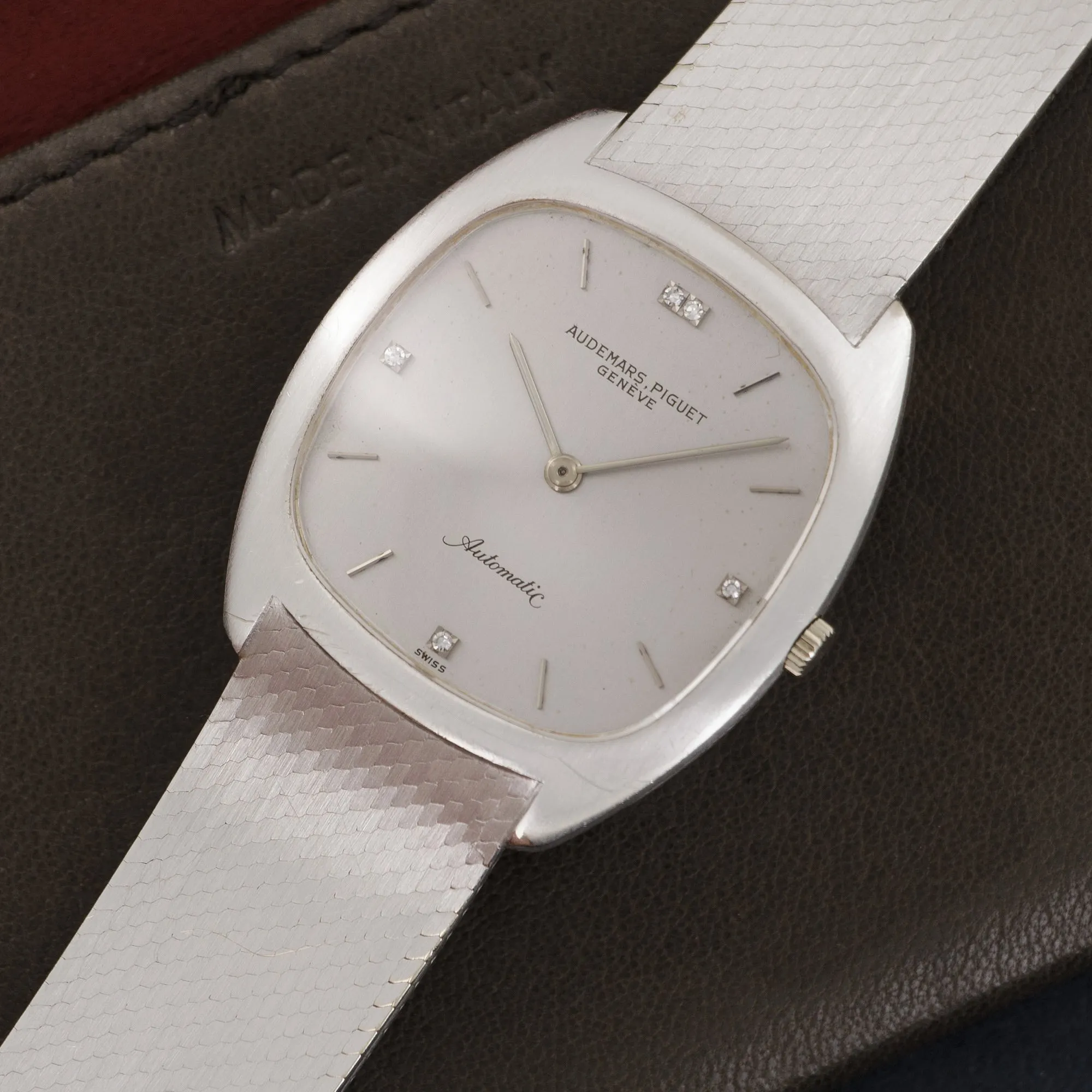 Audemars Piguet White Gold Automatic Bracelet Watch