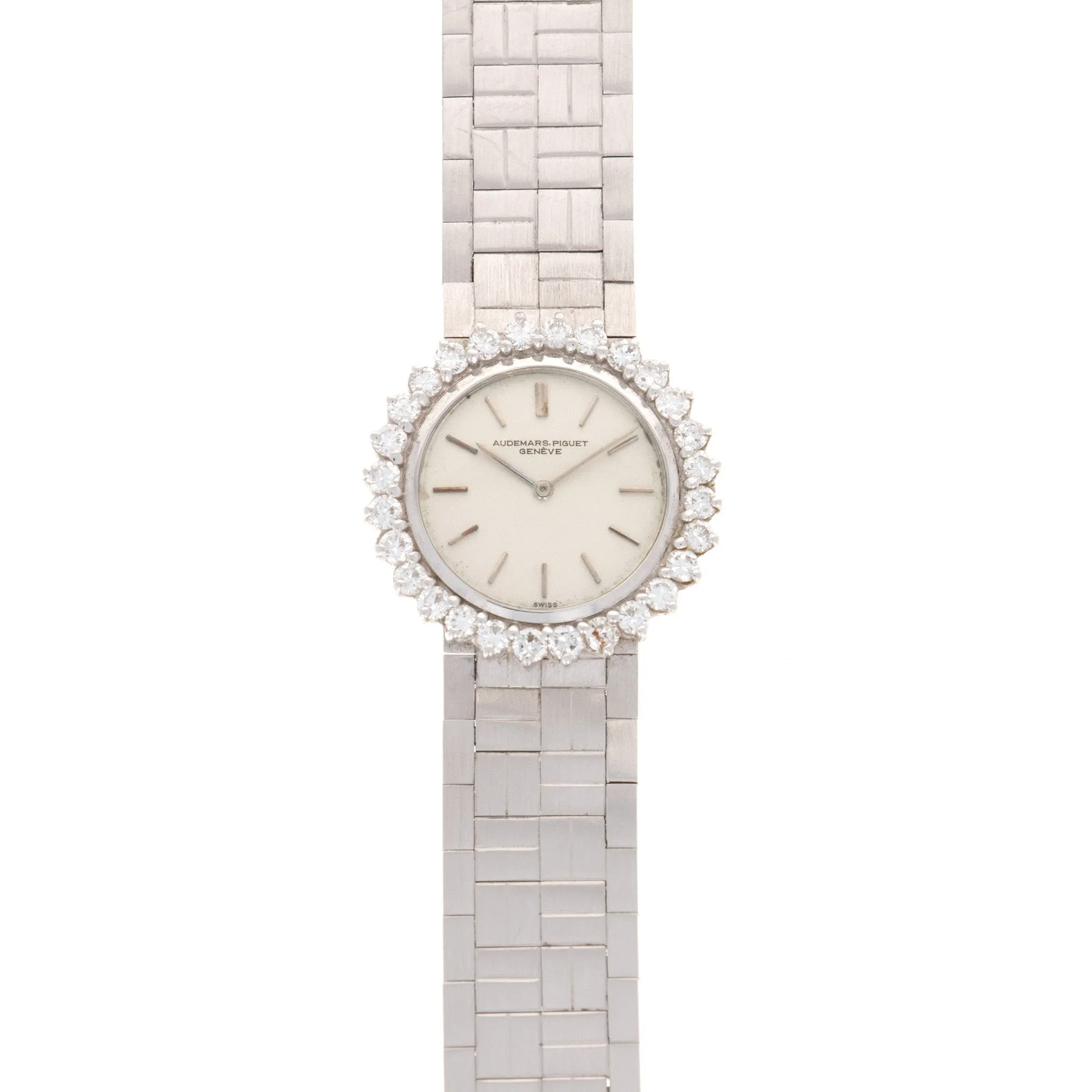 Audemars Piguet White Gold Diamond Watch