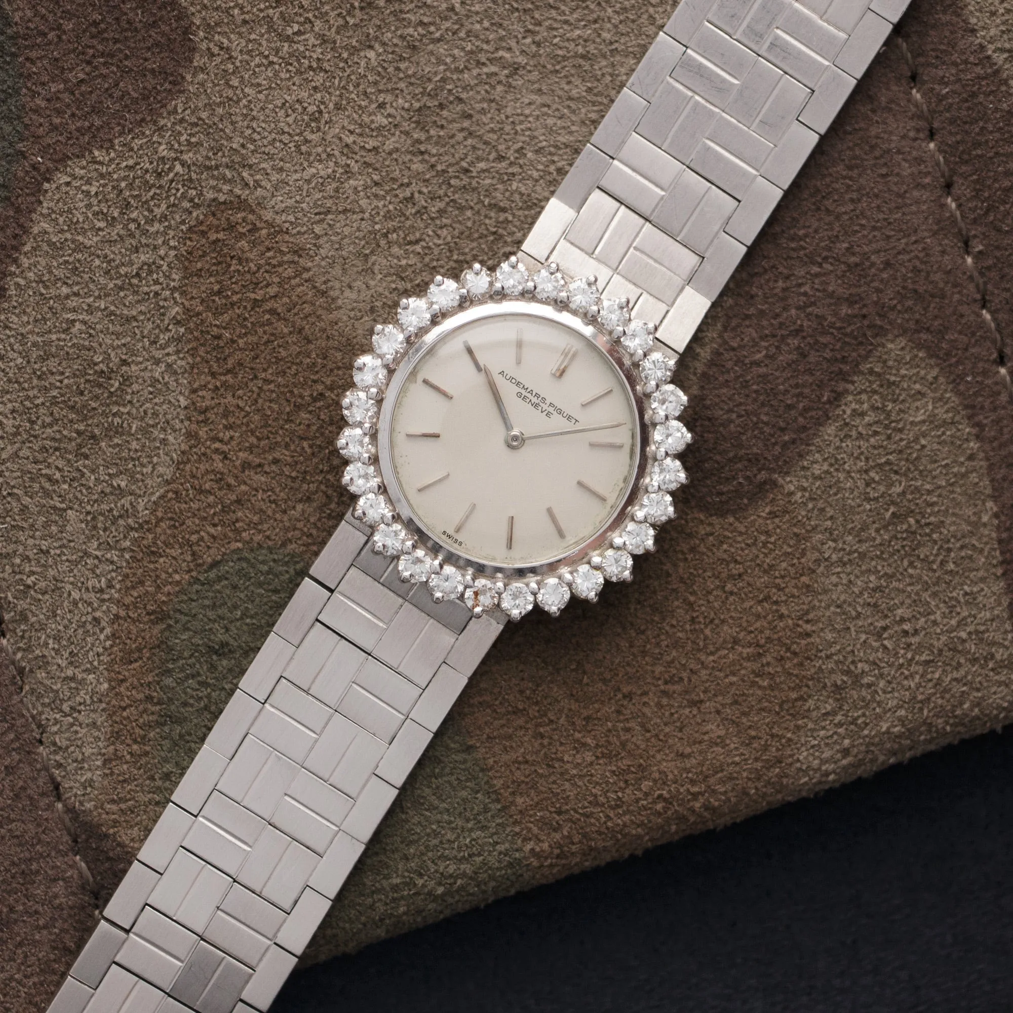 Audemars Piguet White Gold Diamond Watch