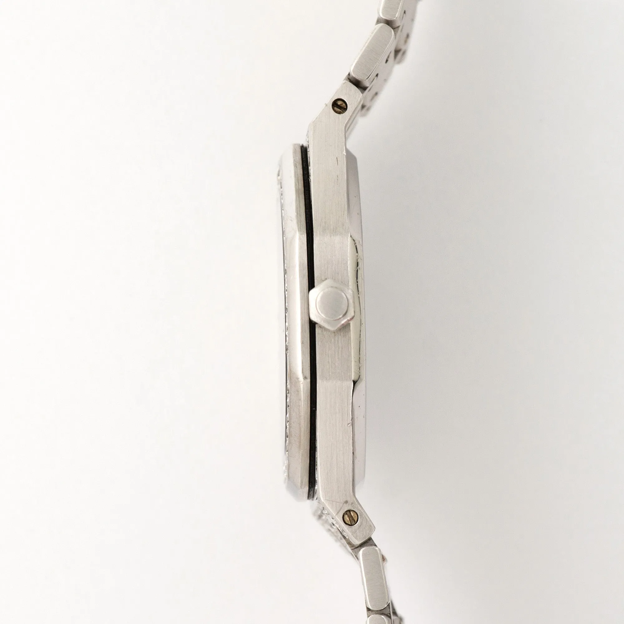 Audemars Piguet White Gold Royal Oak Diamond & Emerald Watch
