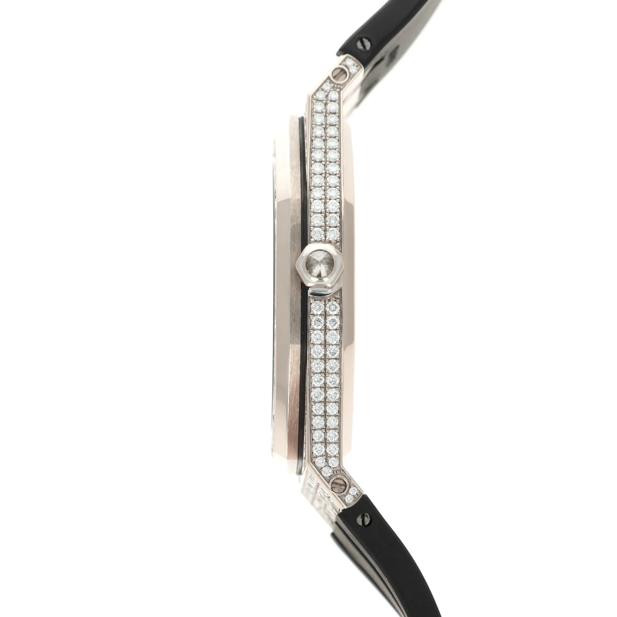 Audemars Piguet White Gold Royal Oak Tuxedo Diamond Watch