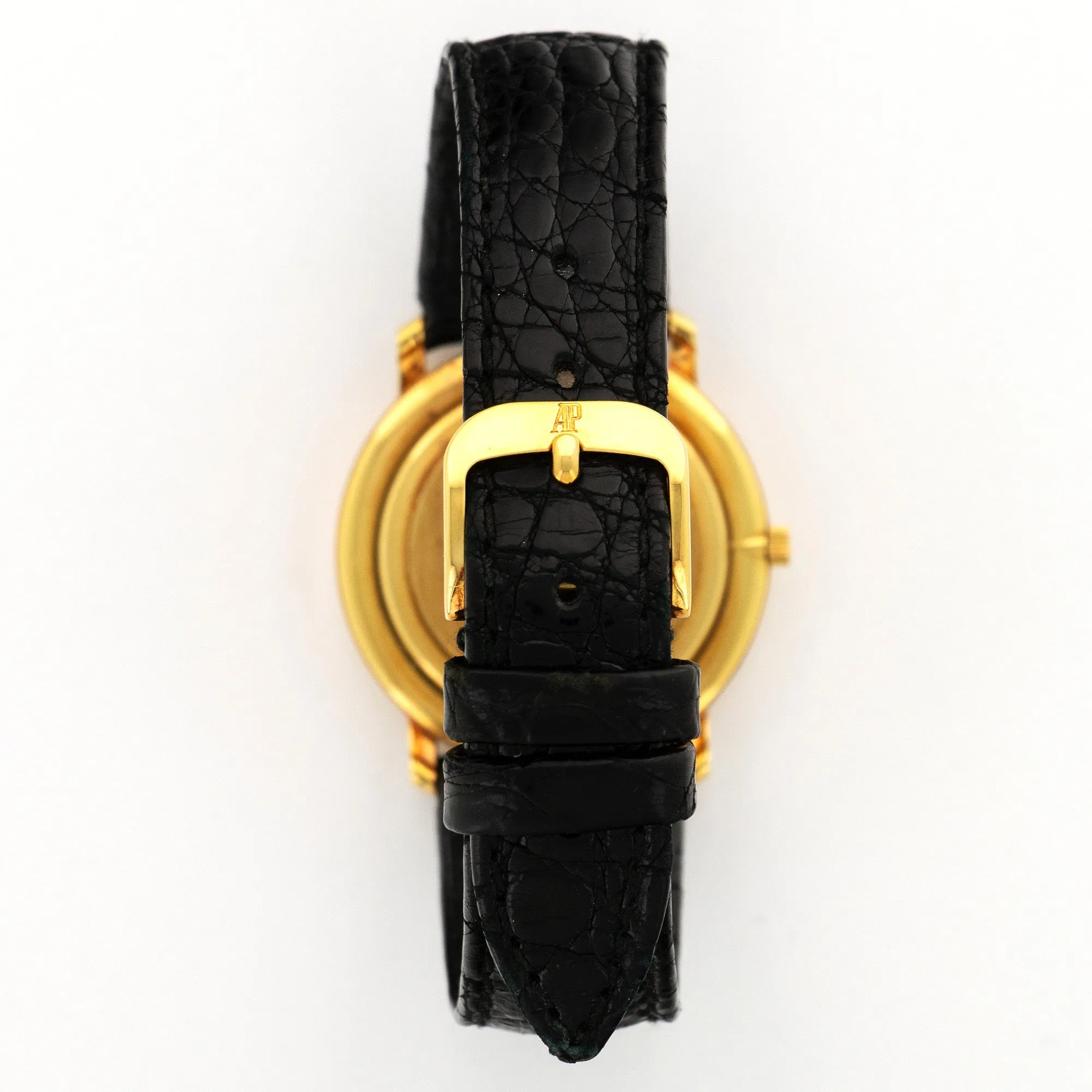Audemars Piguet Yellow Gold Calendar Strap Watch