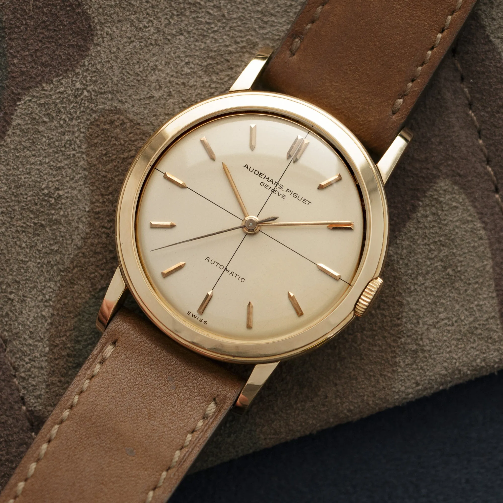 Audemars Piguet Yellow Gold Crosshair Automatic Watch