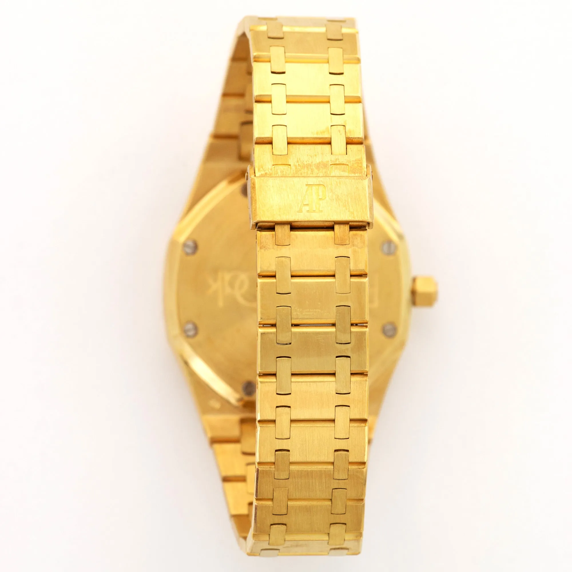Audemars Piguet Yellow Gold Royal Oak Moonphase Day Date Watch