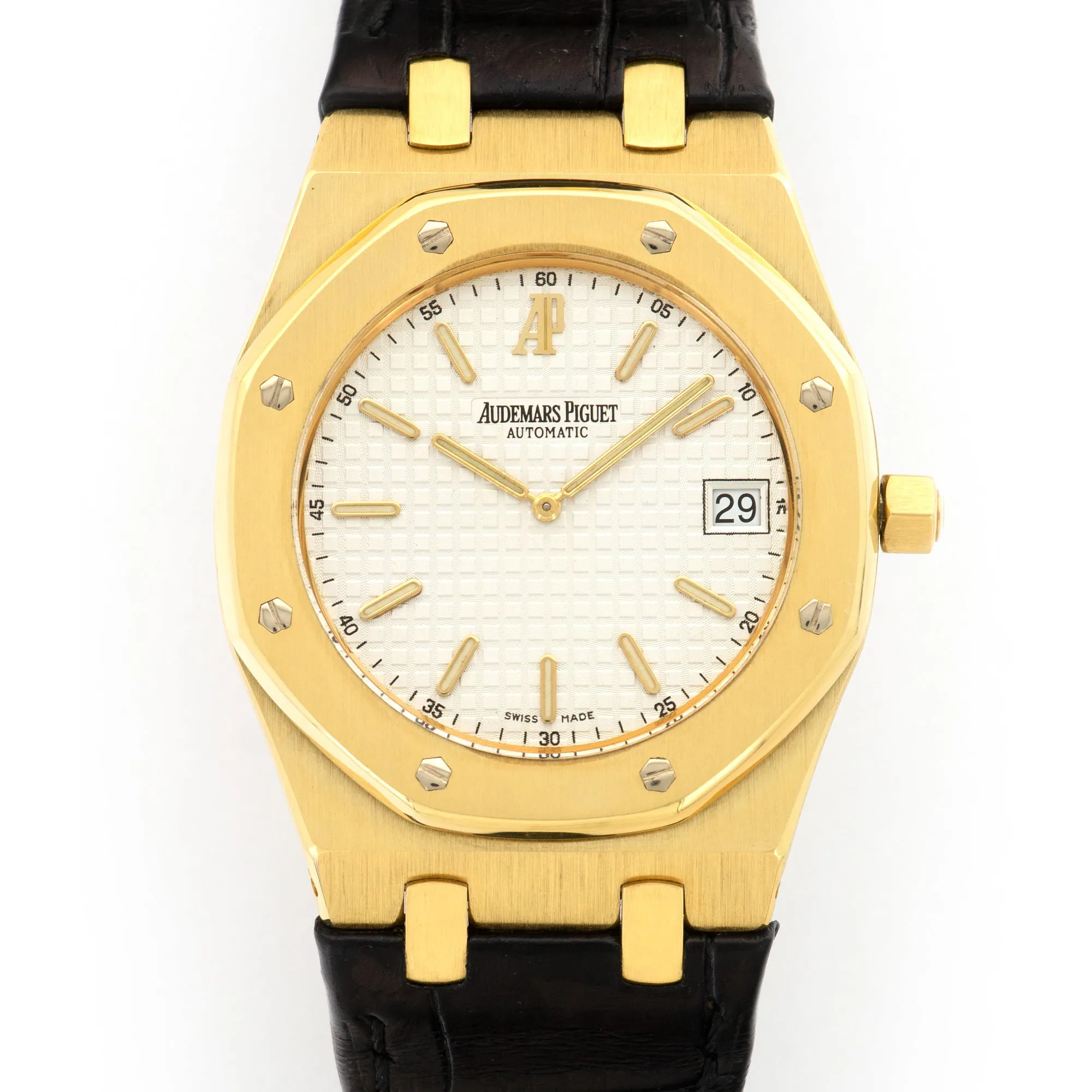 Audemars Piguet Yellow Gold Royal Oak Ultra-Thin Watch Ref. 15202