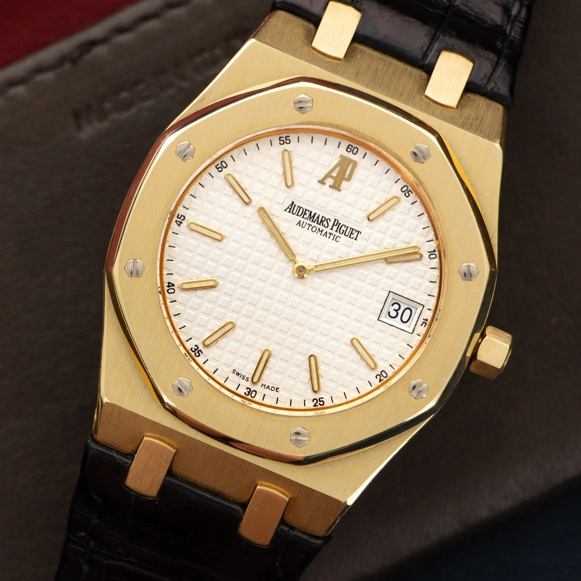 Audemars Piguet Yellow Gold Royal Oak Ultra-Thin Watch Ref. 15202