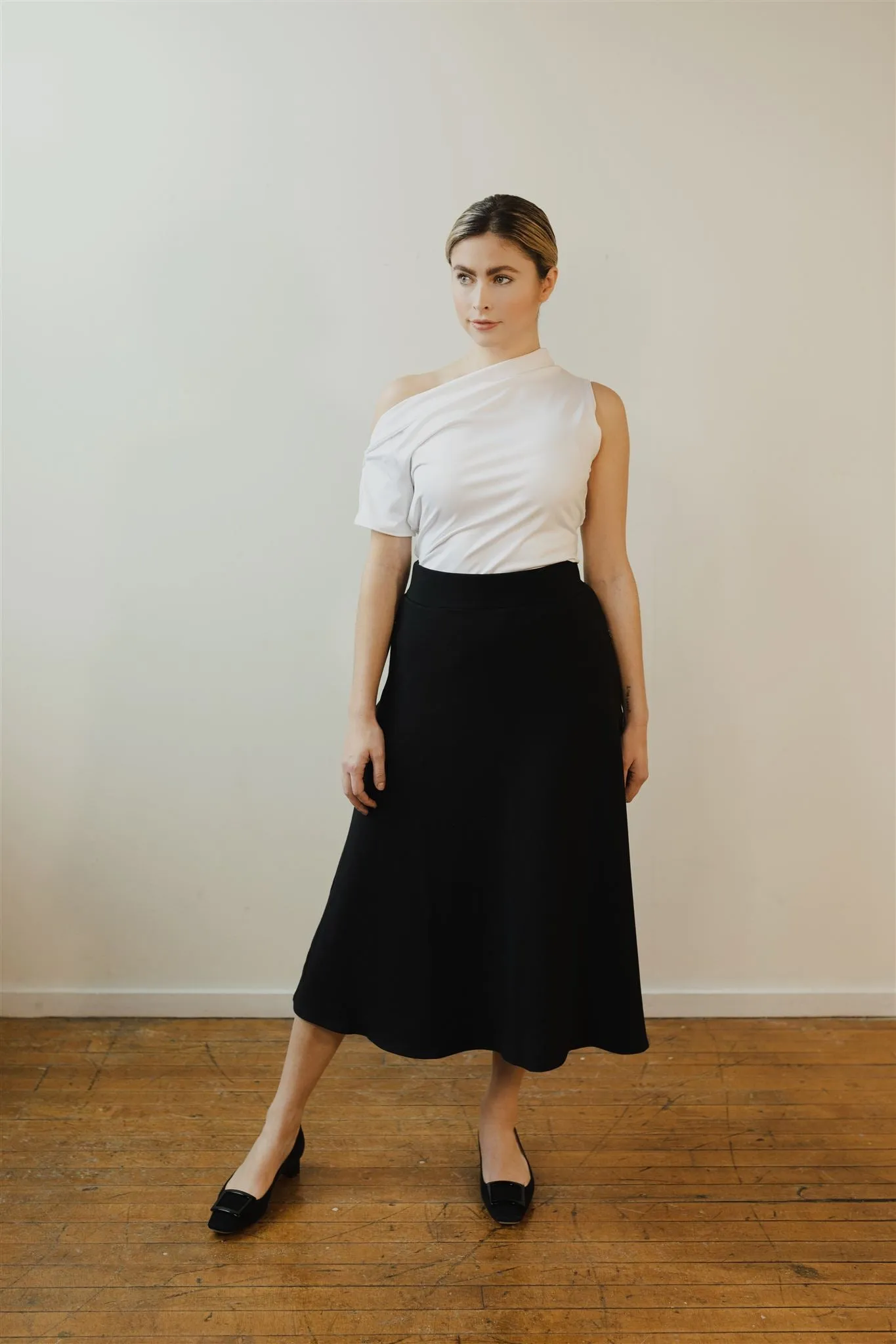 Ava Convertible Top - White
