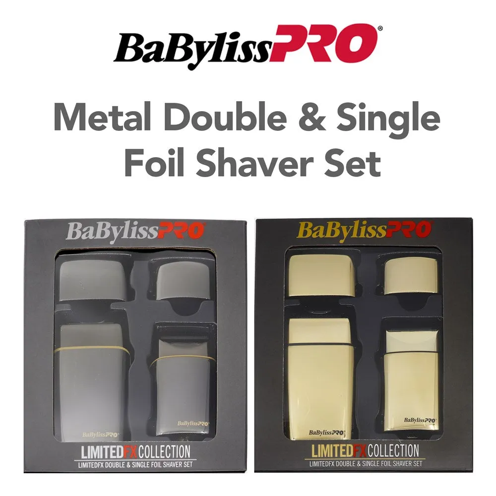 BABYLISS PRO Metal Double & Single Foil Shaver Set