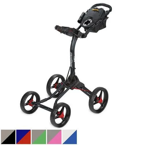 BagBoy QUAD XL Push Cart Battleship Gray/Lime (BB71798)
