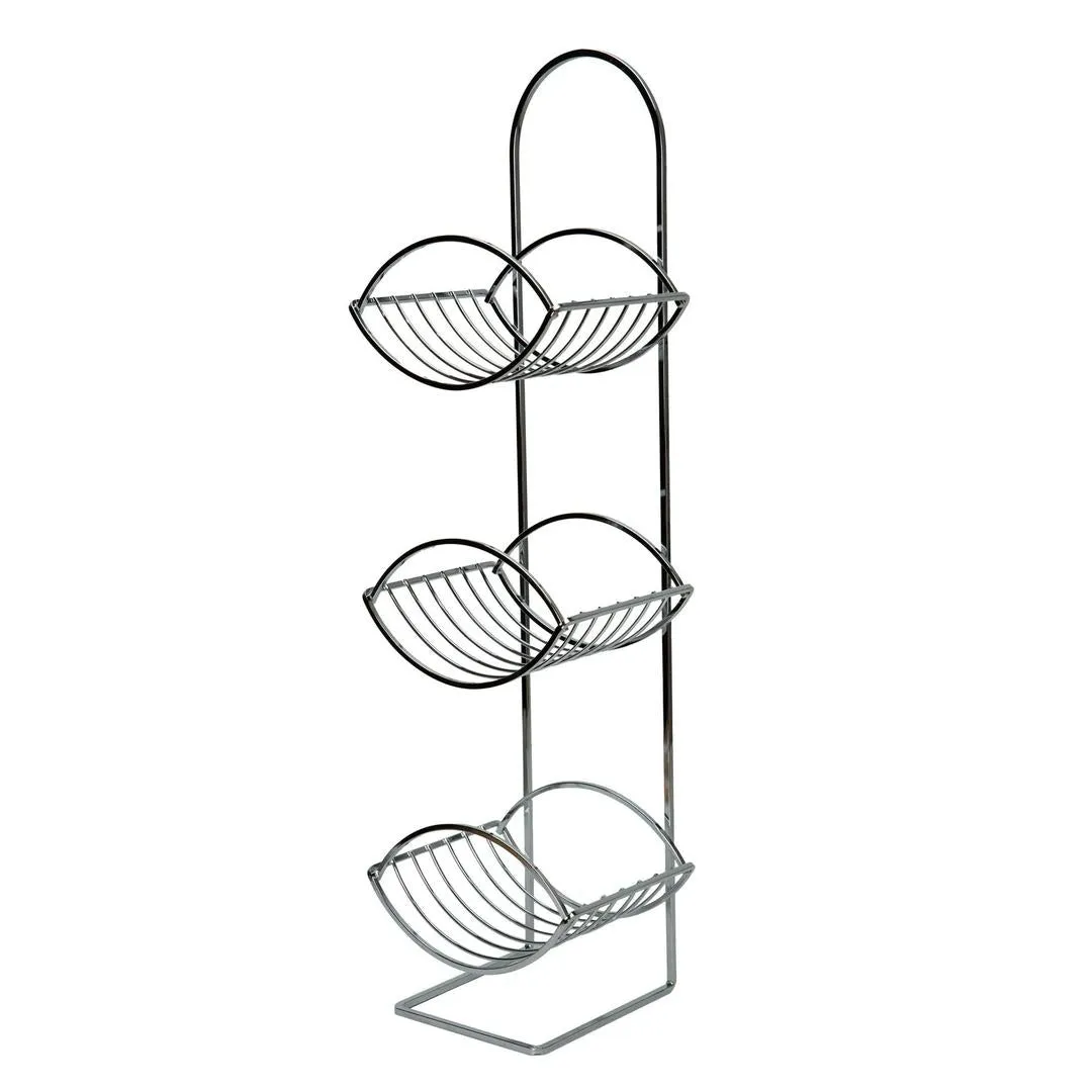 Bath Bliss Park Avenue Freestanding Toilet Paper Reserve in Chrome