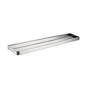 Bathroom Brass Chrome Plated Double Rail Towel Bar Holder - GC5148