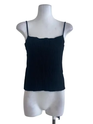 Black Knitted Sleeveless Top LB