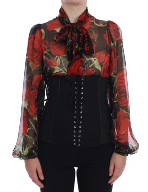 Black Stretch Waist Strap Corset Belt