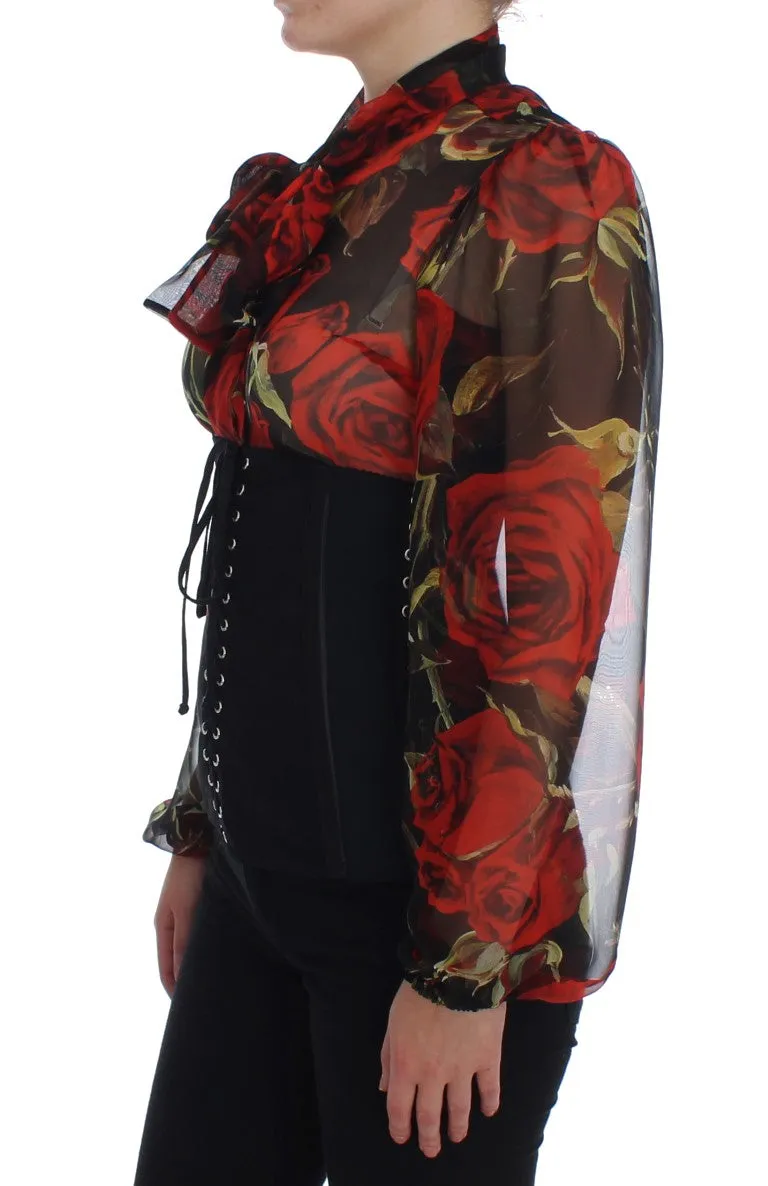 Black Stretch Waist Strap Corset Belt