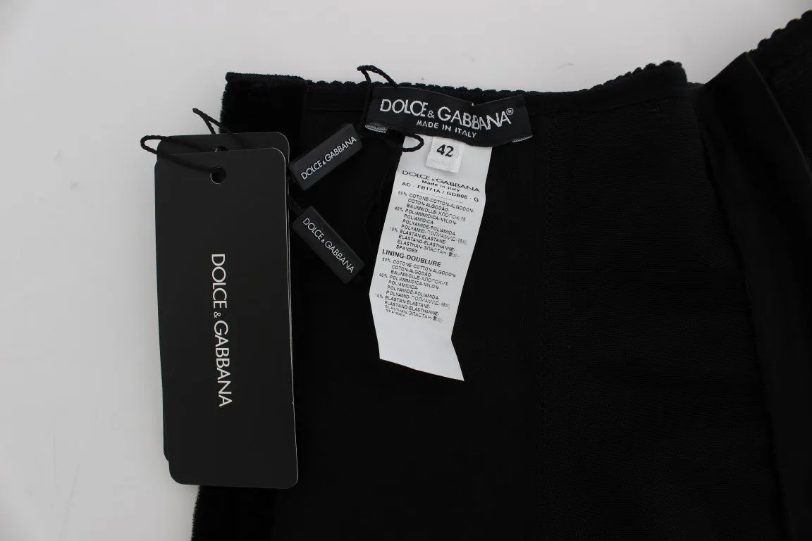 Black Stretch Waist Strap Corset Belt
