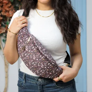 Blush Feather Sling Bag