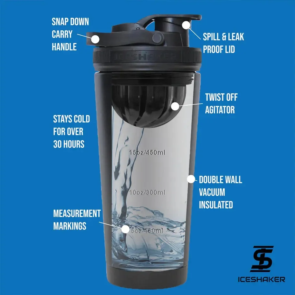 BodCraft X IceShaker 26oz Shaker Bottle