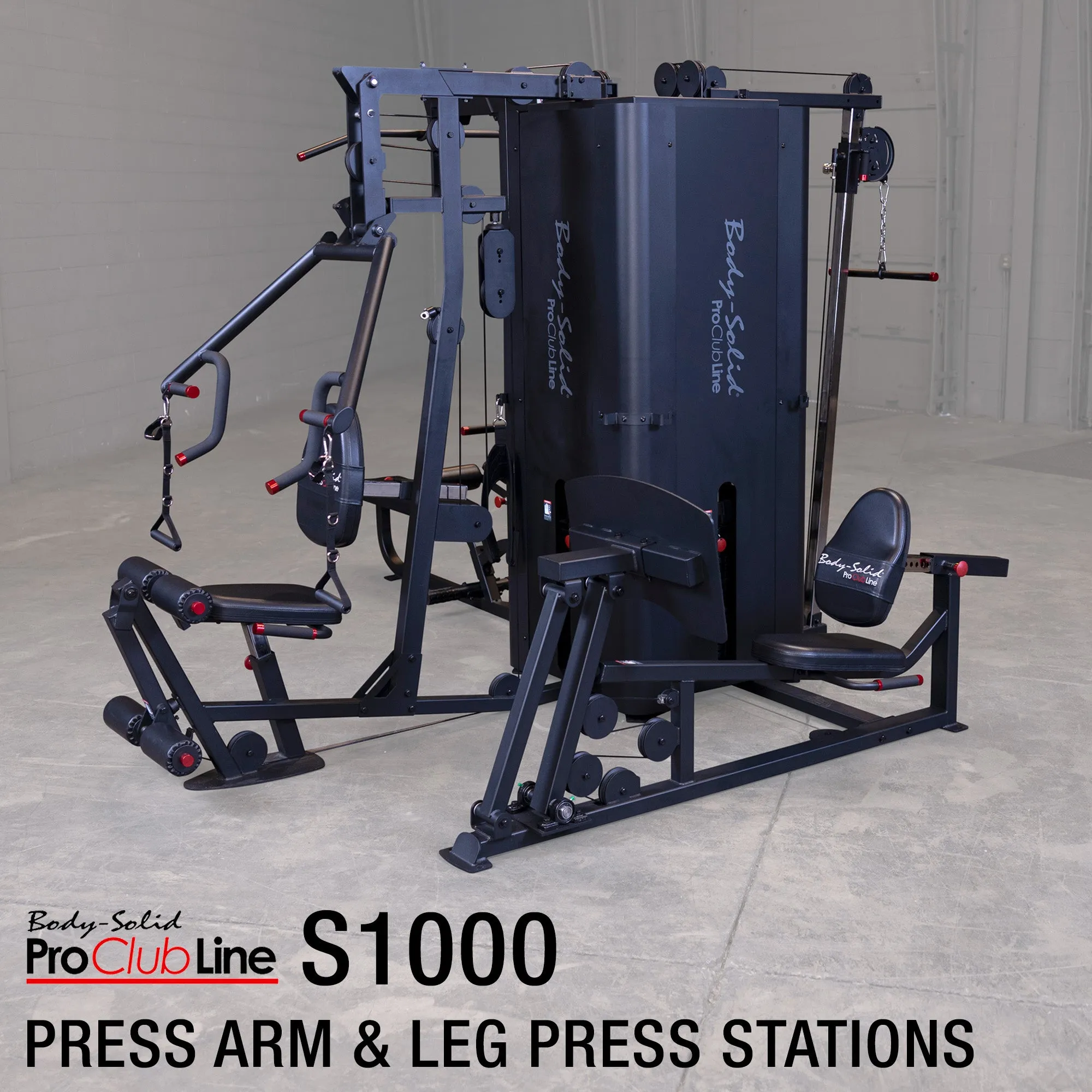 Body-Solid Pro Clubline S1000 Multi Stack Commercial Gym Machine
