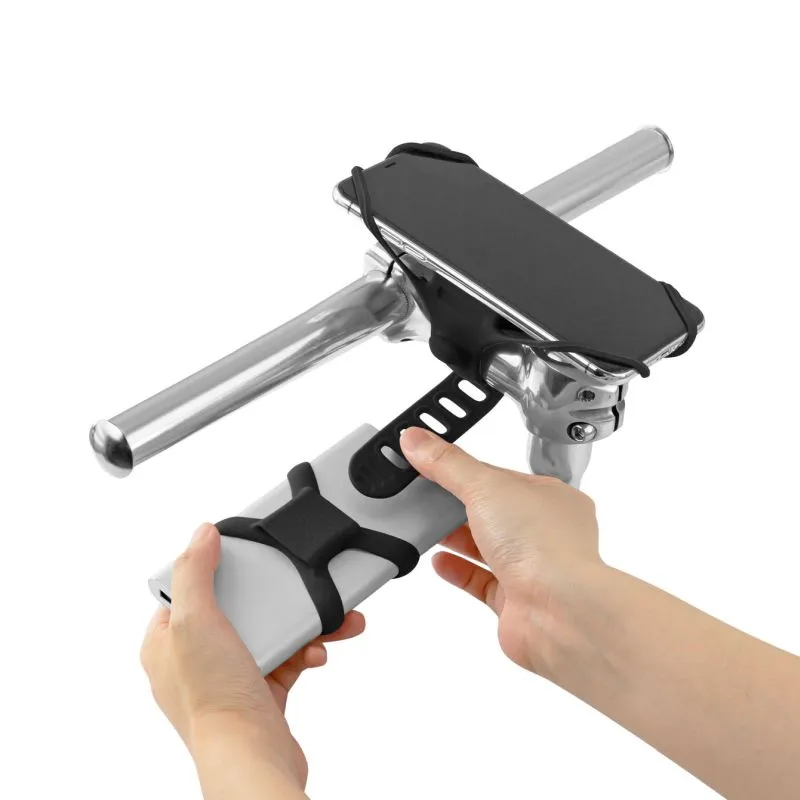Bone Collection Bike Tie Pro 4   Power Strap Smartphone Holder Black