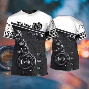 Camera 11 - Personalized Name 3D Tshirt