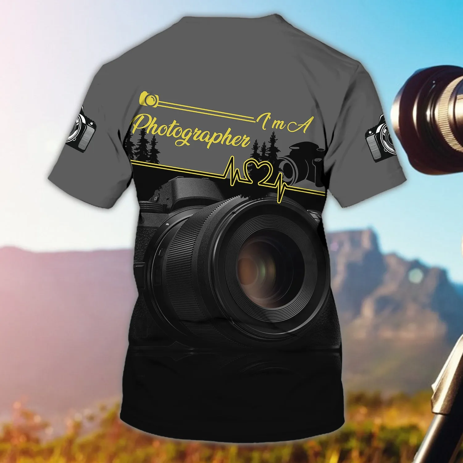 Camera 2971 - Personalized Name 3D Tshirt