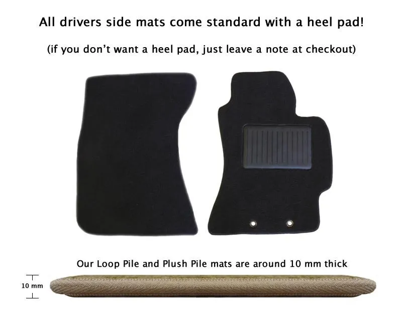 Car Mats to fit Volkswagen Golf MK3 Cabriolet Convertible (1996 - 2002)
