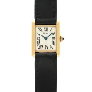 Cartier London Yellow Gold Tank Watch
