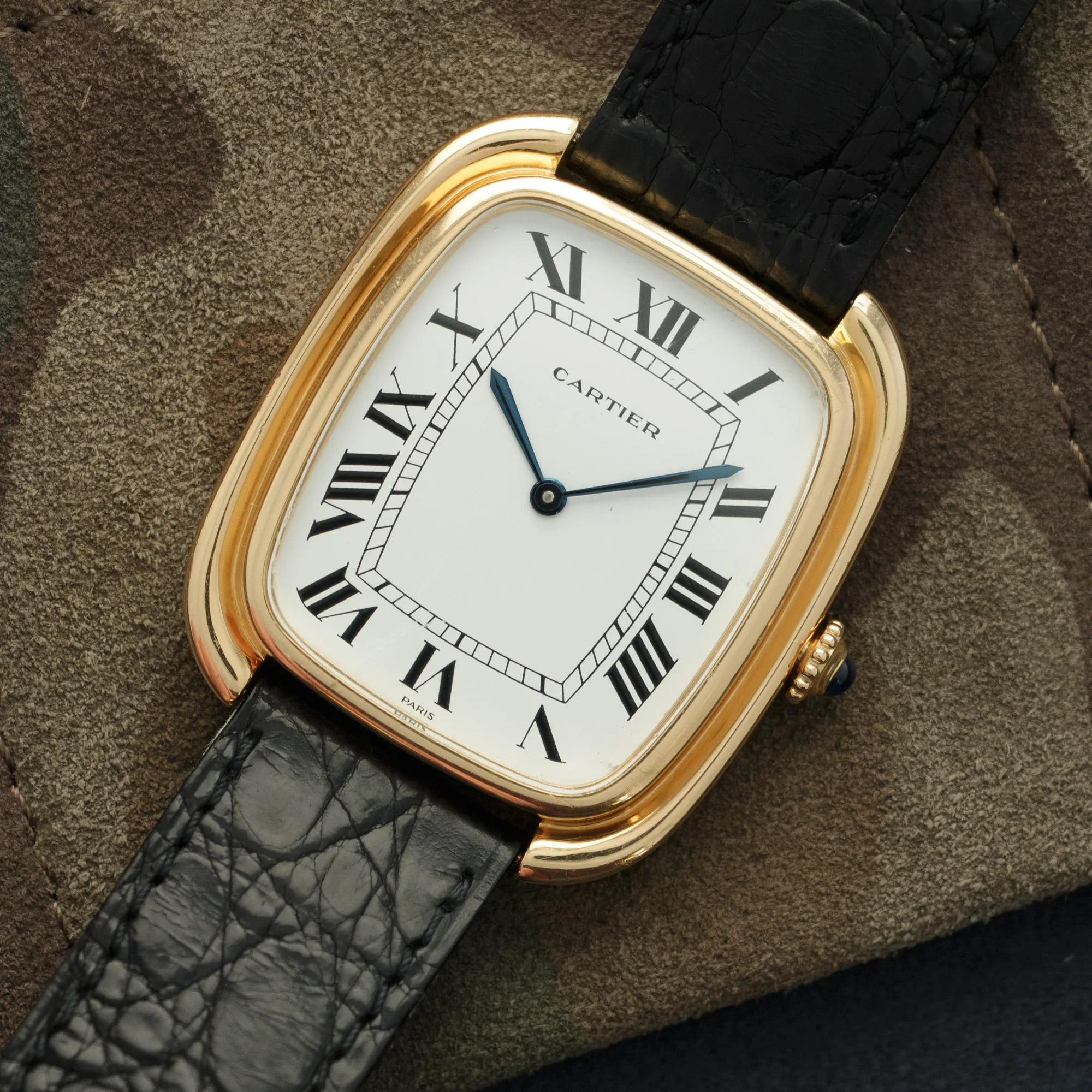 Cartier Yellow Gold Jumbo Tank Gondole Watch