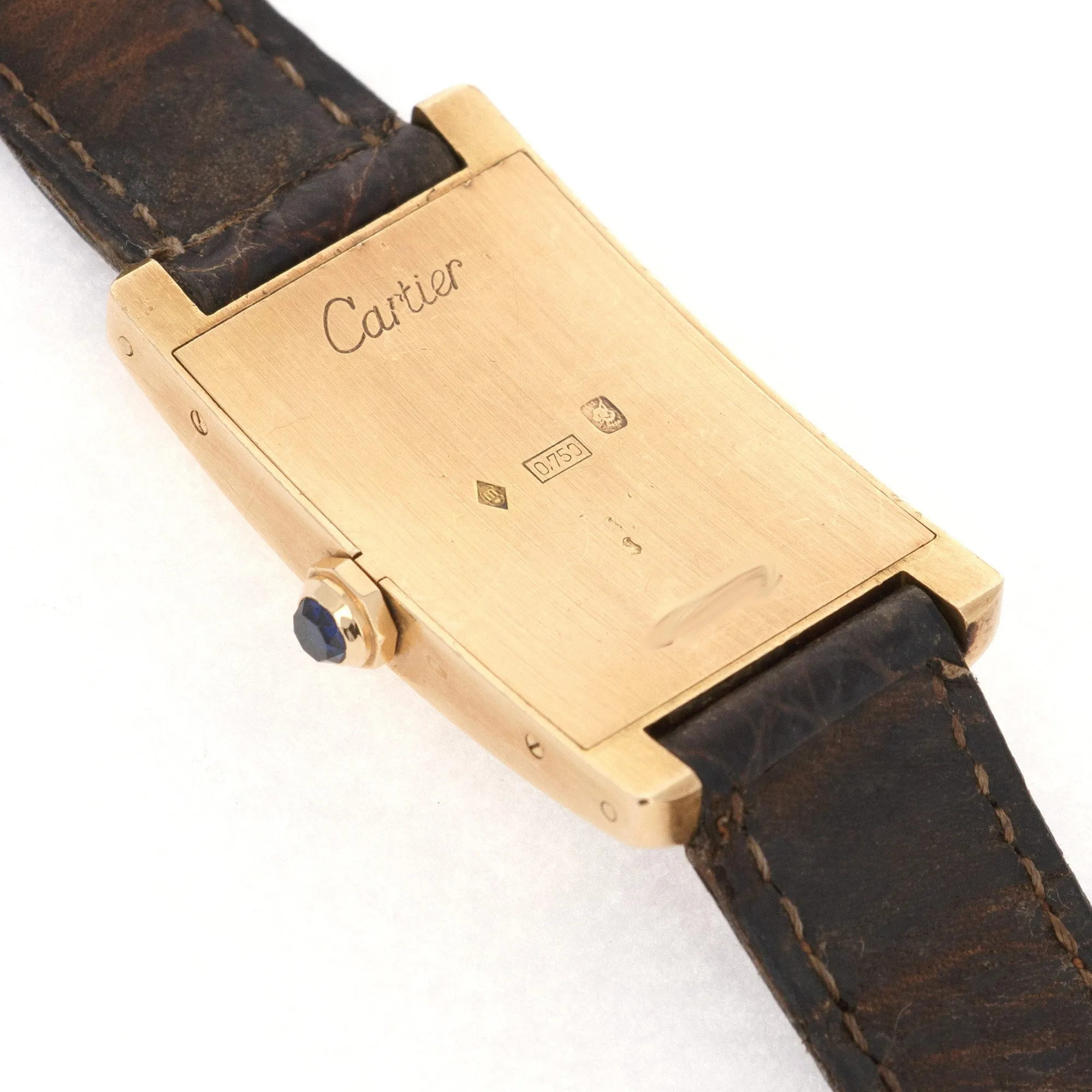 Cartier Yellow Gold Tank Cintree