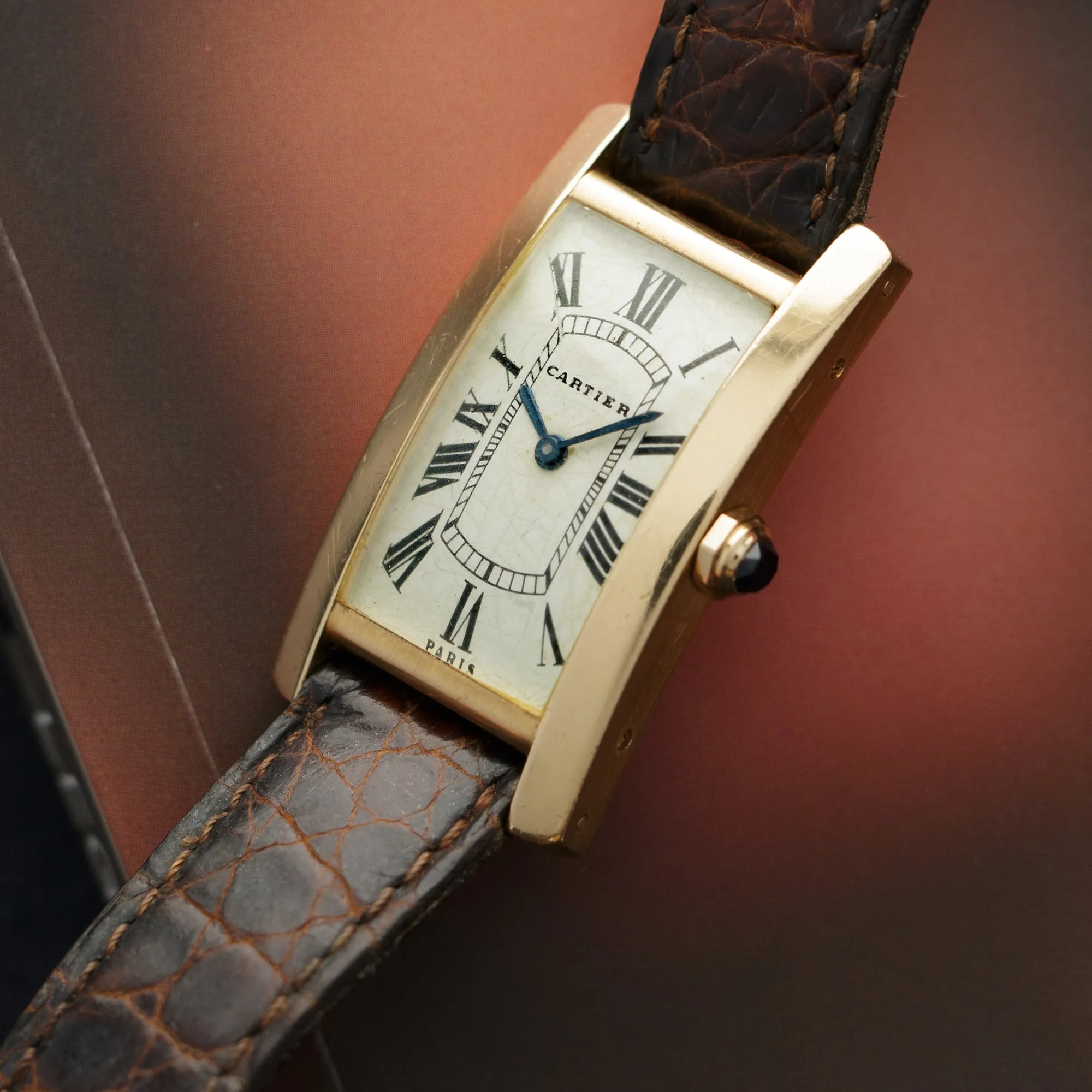 Cartier Yellow Gold Tank Cintree